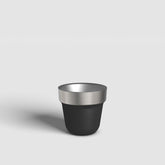 TAZZA 100ml Edelstahl-Trinkbecher Vulkan-Schwarz